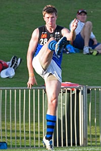 scottjonesthumb.jpg Scott Jones in action for East Perth. Picture: McRandompics - AFL,Draft,WAFL